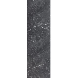 Duschrckwand 8 mm Universal, Hhe 257 cm, Breite 64 cm, Dekor Marmor Anthrazit, Oberflche Feinstruktur