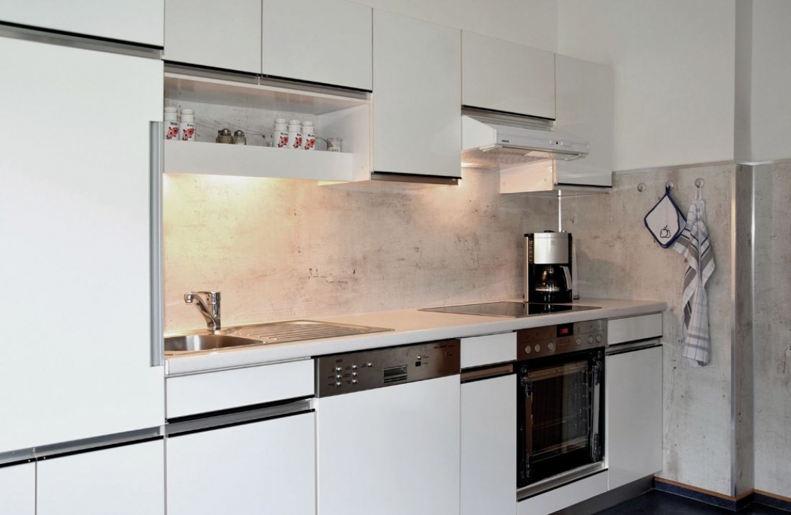 Küchenrückwand Effektputz