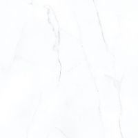 Freistehende Seitenwand 10mm Kompakt - Marmor Weiß