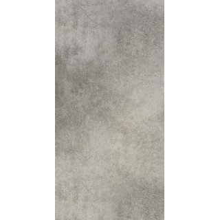 Freistehende Seitenwand 10 mm Kompakt, Breite 100 cm, Hhe 201 cm, Profile silber glnzend, schwarzer Kern, Dekor beidseitig Schiefer Platingrau, Oberflche Feinstruktur