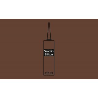 Sanitrsilikon 310 ml in Kartusche, Rehbraun