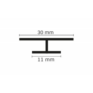 Verbindungsprofil fr 4 mm SPA Multiboard, silber eloxiert, Lnge 280 cm