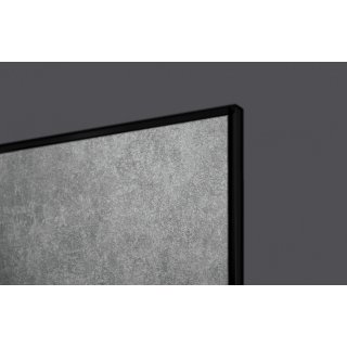 Design Abschlussprofil 8 mm, schwarz matt, Länge 260 cm