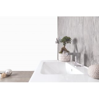 SPA Multiboard 4 mm,H�he 280 cm, Breite123 cm, Dekor Alpinwei�, Oberfl�che Steinstruktur