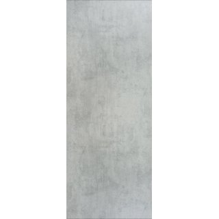 Duschrckwand 8 mm Universal, Hhe 257 cm, Breite 100 cm, Dekor Sichtbeton, Oberflche Feinstruktur