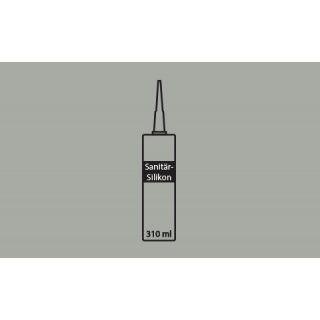 Sanitrsilikon 310 ml in Kartusche, Platingrau