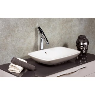 Duschrckwand 8 mm Universal, Hhe 257 cm, Breite 64 cm, Dekor Schiefer Platingrau, Oberflche Keramikstruktur